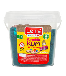 Nisip kinetic "Blue", 1000 gr